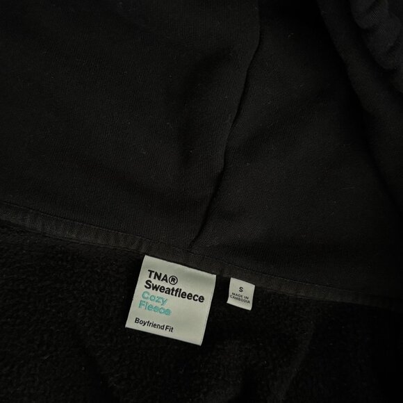 TNA Cozy Sweatfleece Boyfriend Boxy Zip Hoodie - Picture 6 of 6